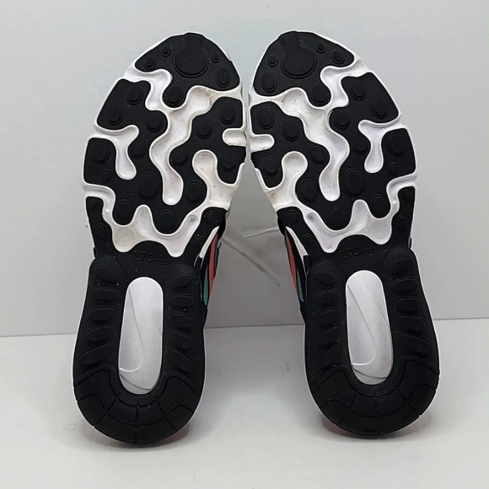 Nike | Air Max 270 React Kinetic Green/Purple Sneakers | WMS 6.5 - Picture 9 of 9